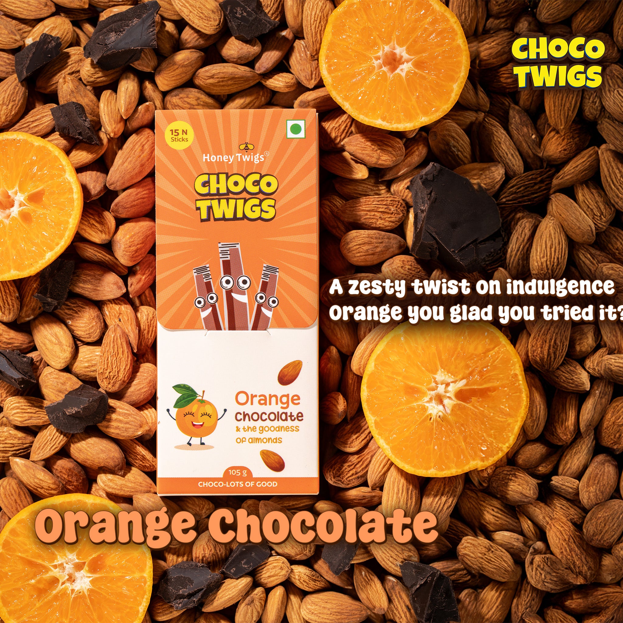 Orange Chocolate Almonds