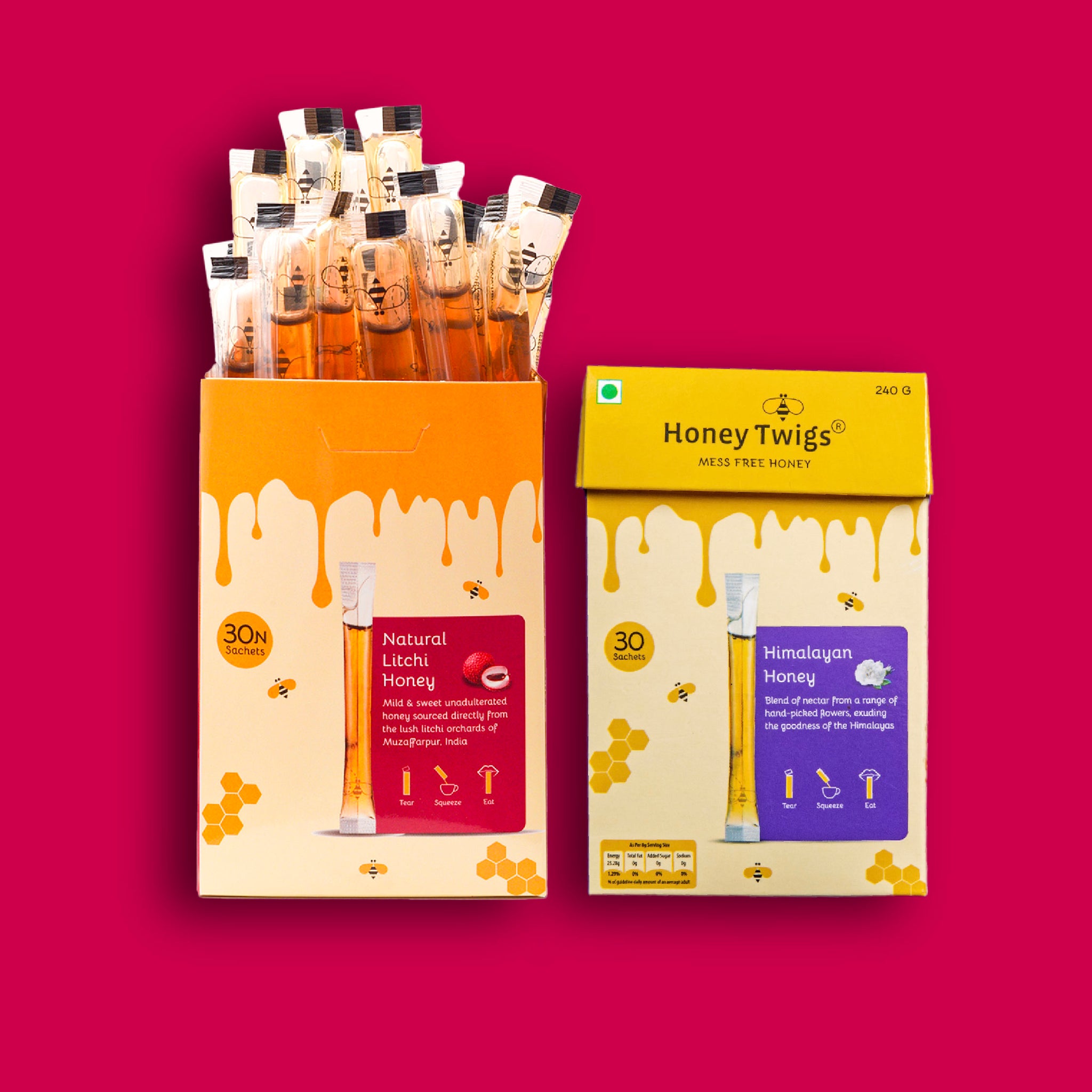 Au natural: Himalayan and Litchi